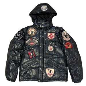 Indian Motorcycle Biker Puffer Down Jacket